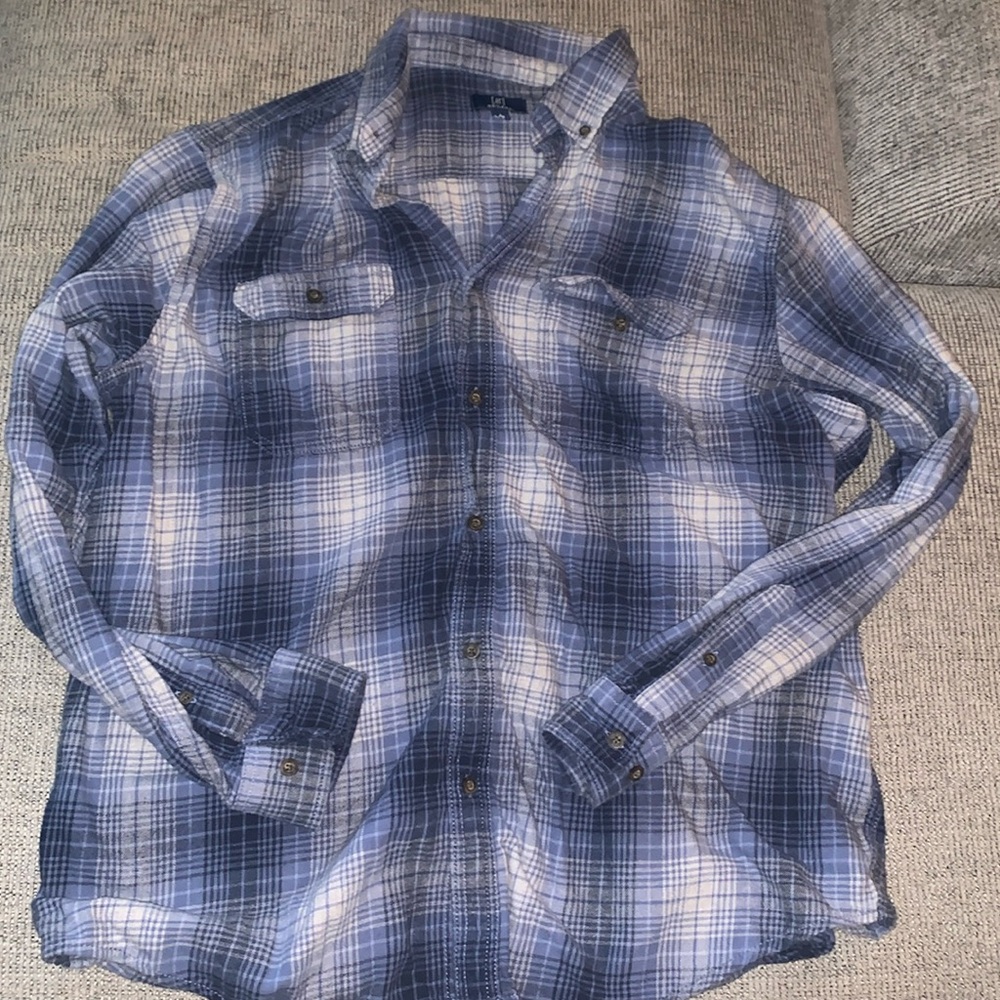 [g] XL Blue  Flannel